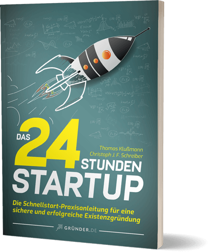 Buchcover von Das 24 Stunden Startup von Thomas Klußmann und Christoph J. F. Schreiber